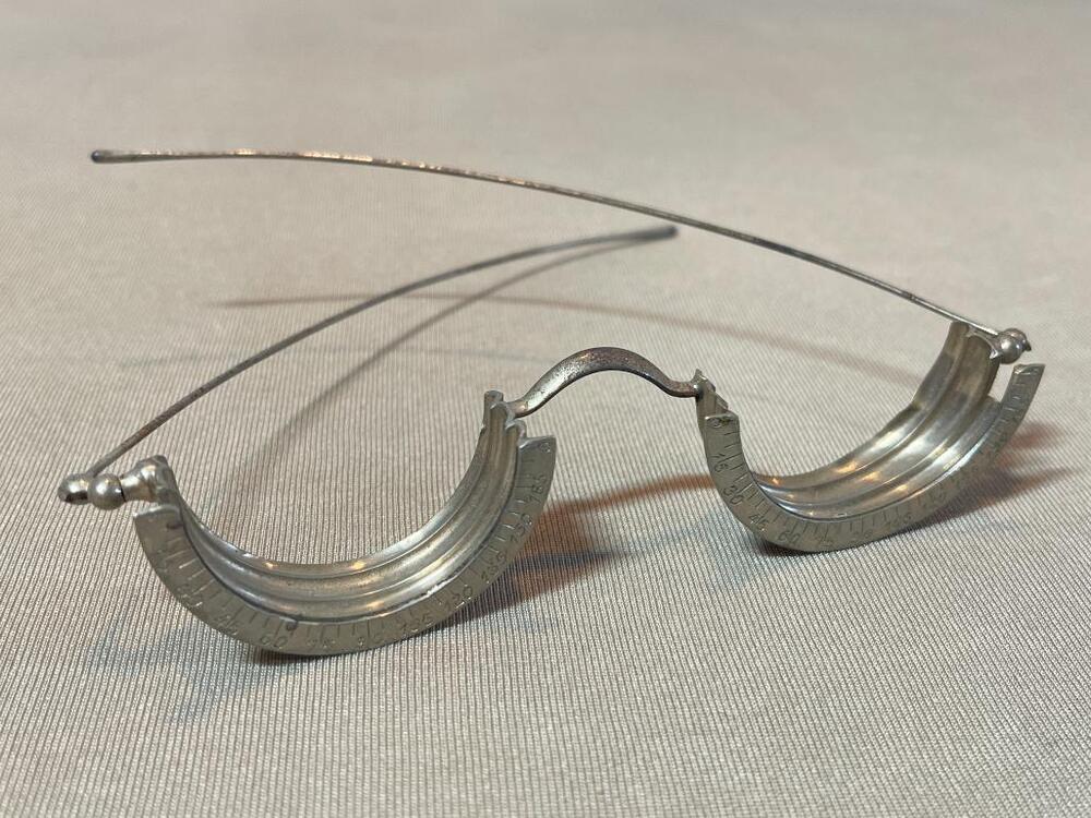 Antique / Vintage Optometrist Trial Lens Half-Eye Frame